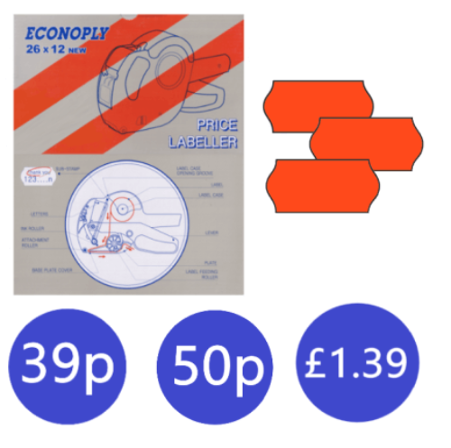 Till Rolls and Pricing Stickers
