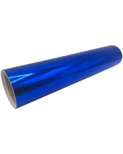 Chrome Blue Vinyl 1m x 305mm DeTape Mulberry Web