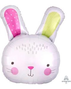 28" Hello Bunny SuperShape Foil Balloon Anagram