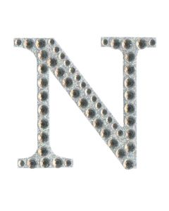 50mm Letter N Diamante Sticker Oaktree