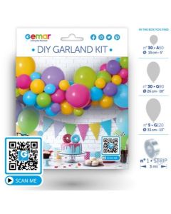 Bright Colour Latex DIY Garland Kit from Gemar