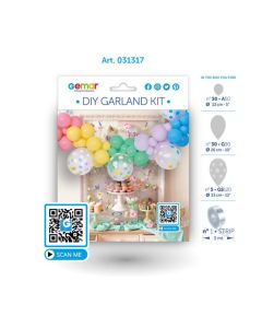 Pastel DIY Latex Balloon Garland Kit From Gemar