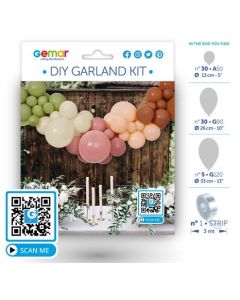 Naturals DIY Latex Balloon Kit From Gemar