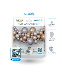 Shiny Gold & Silver DIY Garland Kit from Gemar
