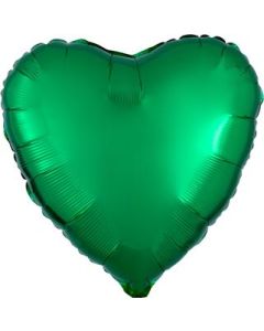 18H Metallic Green Heart