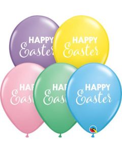 11" Rnd Simply Happy Easter Latex Balloons