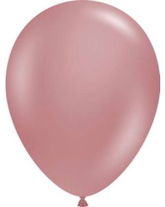 11" Canyon Rose 12ct Tuftex® 100% Natural Latex Balloons
