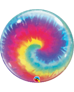 Tie Dye Swirls 22" Bubble Qualatex