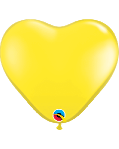 6" YELLOW HEART 13794