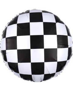 Checkerboard Foil Balloon