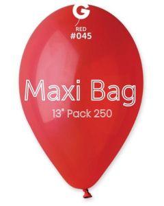13" Pk250 Maxi Bag Red GemarUK