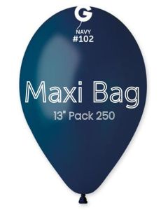 13" Pk250 Maxi Bag Navy GemarUK