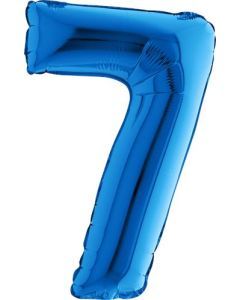 14" NUMBER 7 BLUE 14007B-P