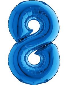 14" NUMBER 8 BLUE 14008B-P