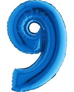14" NUMBER 9 BLUE 14009B-P