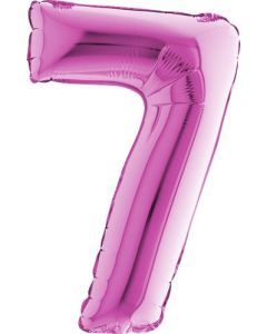 14" NUMBER 7 FUXIA 14017F-P