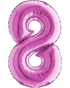 14" NUMBER 8 FUXIA 14018F-P