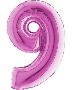 14" NUMBER 9 FUXIA 14019F-P