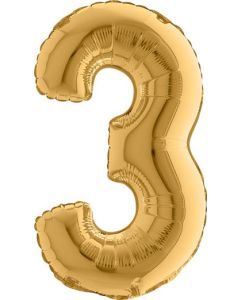 14" NUMBER 3 GOLD 14023G-P