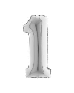 14" NUMBER 1 SILVER 14091S-P