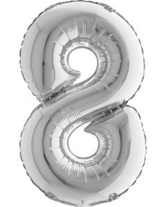 14" NUMBER 8 SILVER 14098S-P