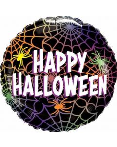 18" Halloween Spiders & Webs Qualatex