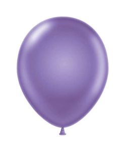 5" Metallic Lilac 50ct Tuftex® 100% Natural Latex Balloons