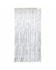 Silver Foil Fringe Door Curtain Unique