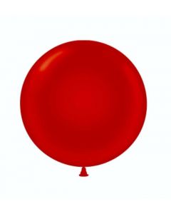 17" Metallic Starfire Red 50ct Tuftex® 100% Natural Latex Balloons