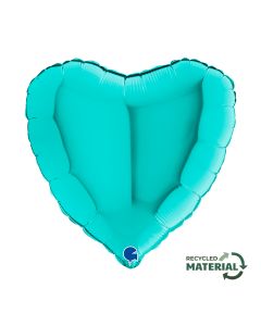 18" Tiffany Heart Foil Grabo