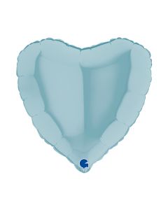 Heart 18" Pastel Blue 18021PB-P