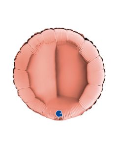 18 " Round Rose gold foil balloon