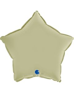 18" Satin Olive Green Star Foil Balloon Grabo