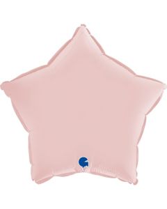 18" Satin Pastel Pink Star Foil Balloon Grabo