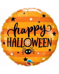 18" Halloween Spider & Stars Qualatex