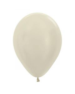 12" Satin Ivory 50Pk Latex Balloons - 20000850/1