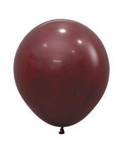 18" Fashion Merlot 25Pk Latex Balloons Amscan