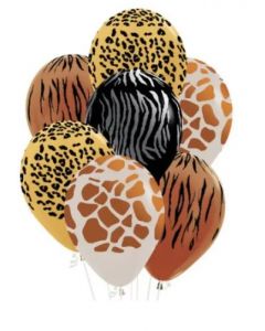 12" Animal Prints Pk25 Sempertex