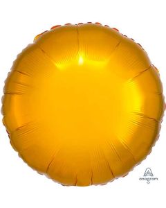 17" Metallic Gold Round Foil Balloon Anagram