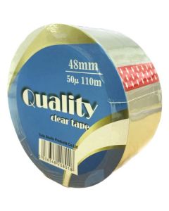 Quality Clear Tape 48mm x 110m Tulip