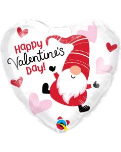 18" Valentine's Day Gnome Qualatex