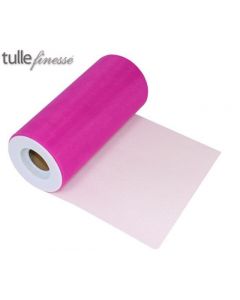 Tulle Finesse Fuschia 6inch x 25yards