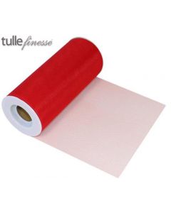 Red Tulle 6" x 25yards Oaktree