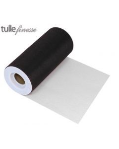 Tulle Finesse Black 6inch x 25y