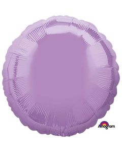 17" Pearl Lavender Round Foil Balloon Anagram