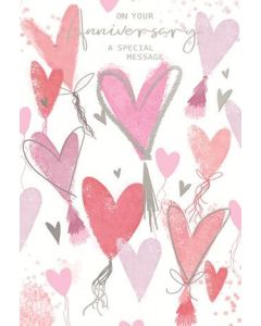 Your Anniversary C50 Pk6 Cards Simon Elvin