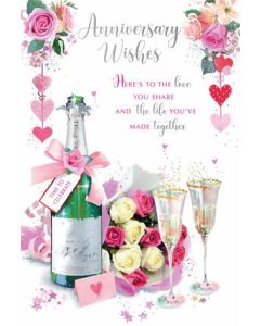 Your Anniversary C50 Pk6 Cards Simon Elvin