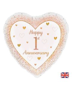 Happy 1st Anniversary 18" Foil Balloon Oaktree