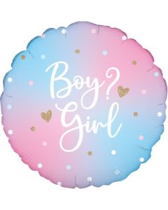 18" Bright Pastel Gender Reveal Foil Oaktree