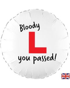 18" FOIL BLOODY L YOU PASSED 229974
